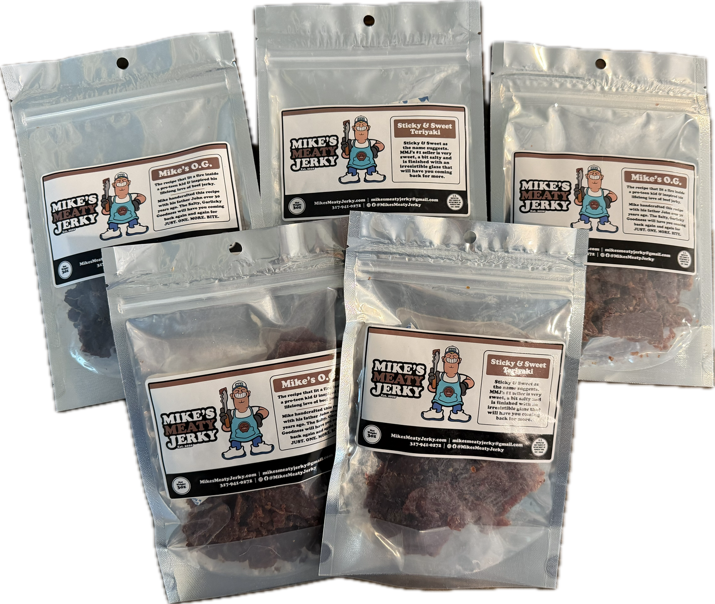 Mike's OG + Sweet & Sticky Teriyaki Bundle (5 bags)